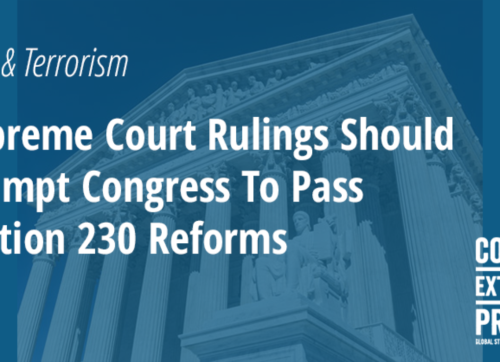Tech Terrorism: Supreme Court Rulings Should Prompt Congress To Pass