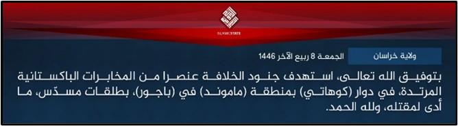 isis amaq nashir statements oct 11