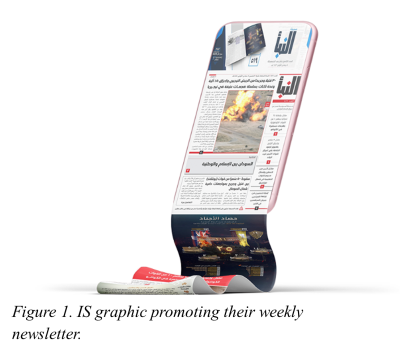 Figure 1. IS graphic promoting their weekly newsletter. 