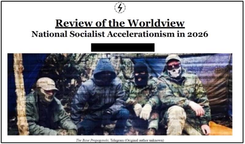 An article in issue eight of a neo-Nazi prison outreach newsletter released on October 3