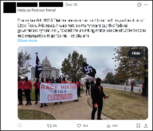 Blood Tribe post on X