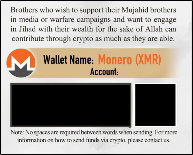 isis-k linked al-azaim media monero