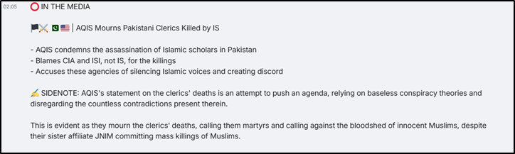 March 23 Pro-ISIS post on Element 