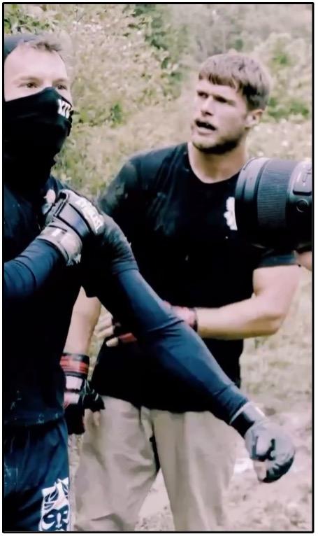 A masked individual resembling Active Club movement founder Robert Rundo featured in the “Forest Fights” video released on June 30.