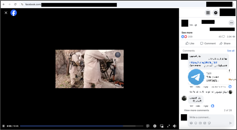 Pro-ISIS video on Facebook may 7