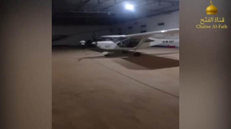 Screenshot from one of the first footages released by JNIM through the Chaine al-Fath outlet.