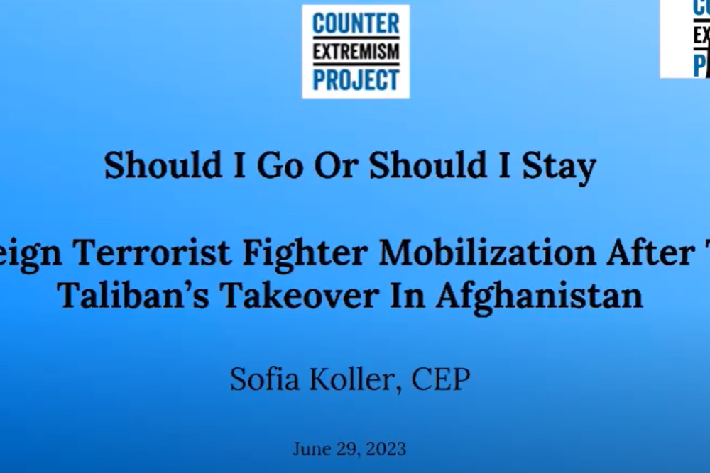 The Taliban’s Takeover in Afghanistan – Effects on Global Terrorism