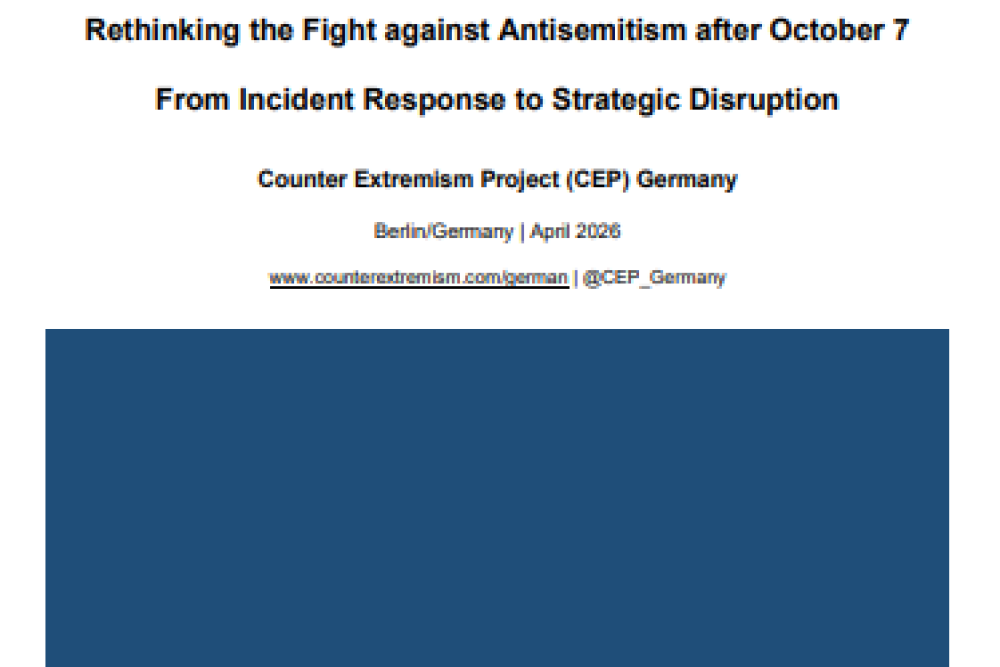 Rethinking the Fight against Antisemitism after October 7 – From Incident Response to Strategic Disruption