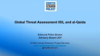 Current Terrorism Threat Posed By ISIS And al-Qaeda