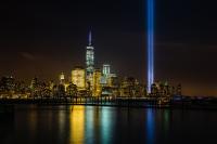 nyc skyline tribute in light 