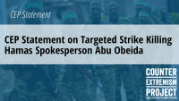 black text on background image of hamas fighters